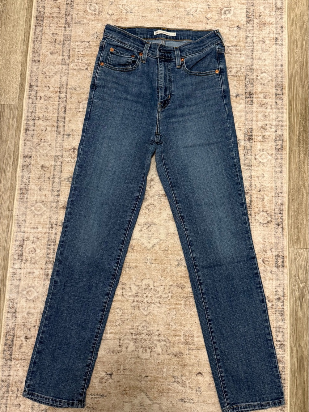 Levi's Indigo Blue Slim Straight Jeans